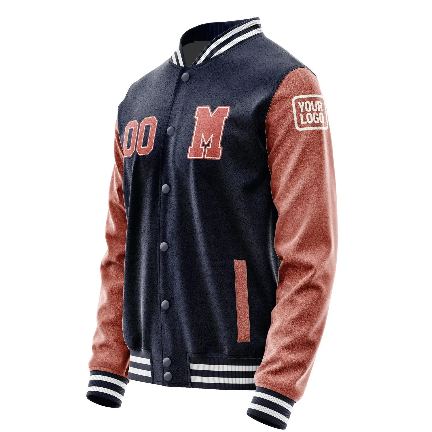 Custom Navy Copper Rose Jacket
