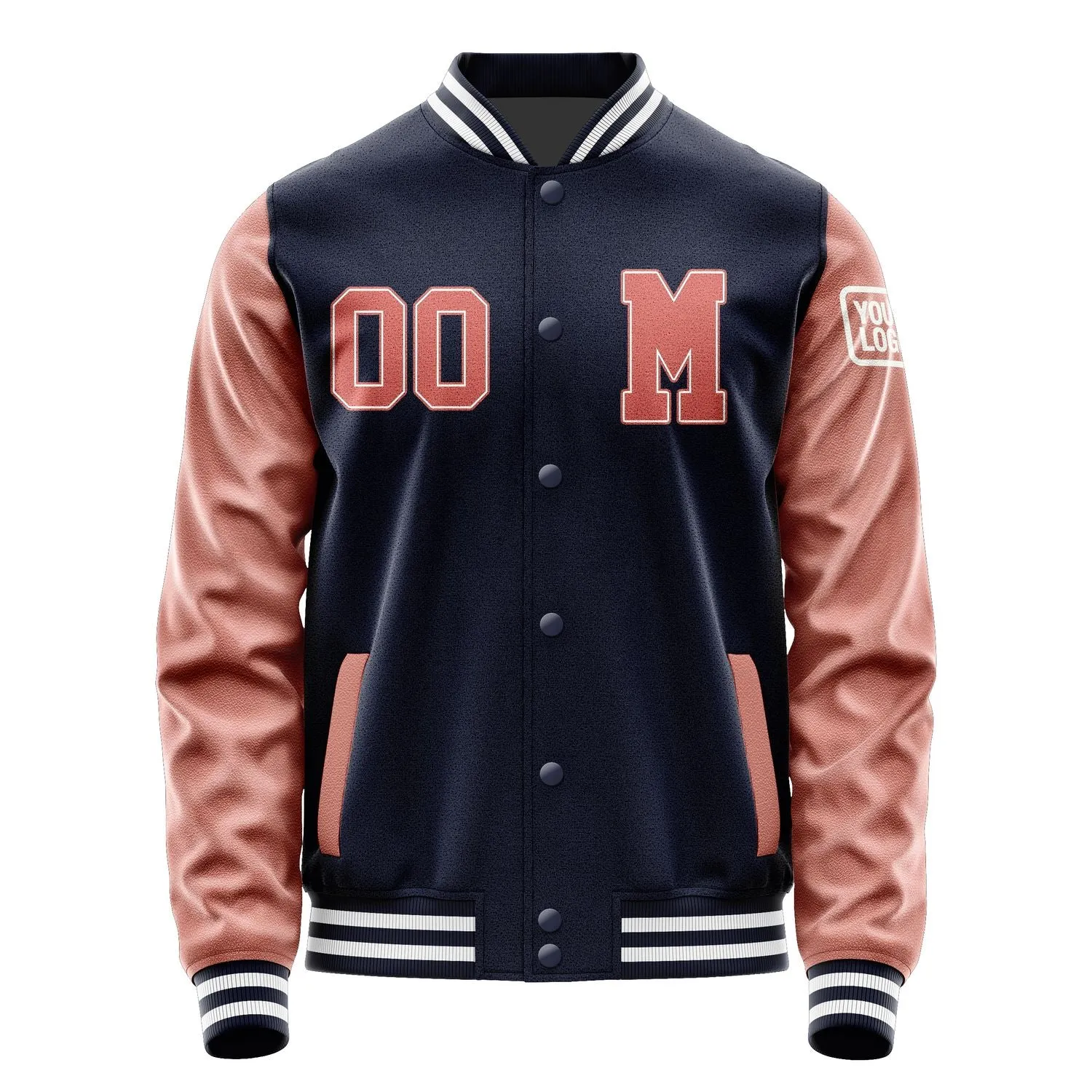 Custom Navy Copper Rose Jacket