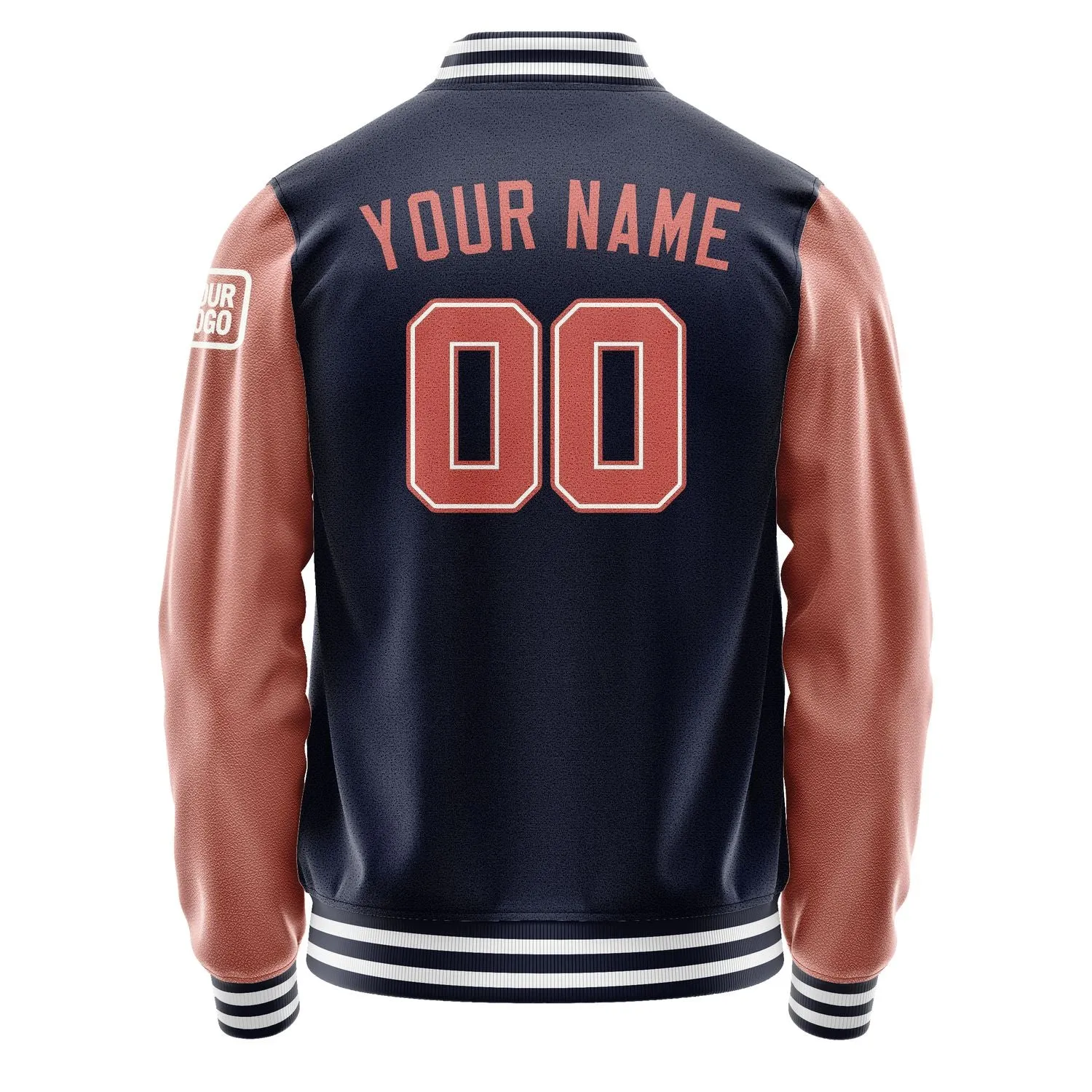 Custom Navy Copper Rose Jacket