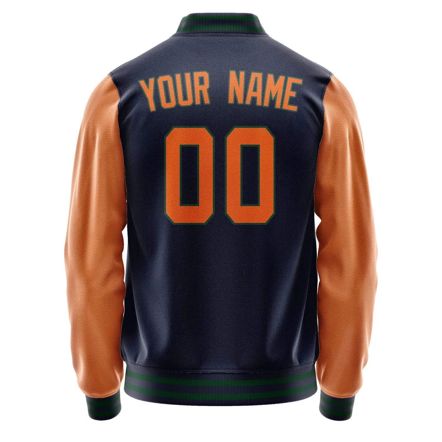 Custom Navy Orange Jacket