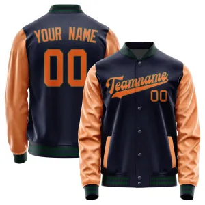 Custom Navy Orange Jacket
