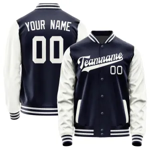 Custom Navy White Jacket