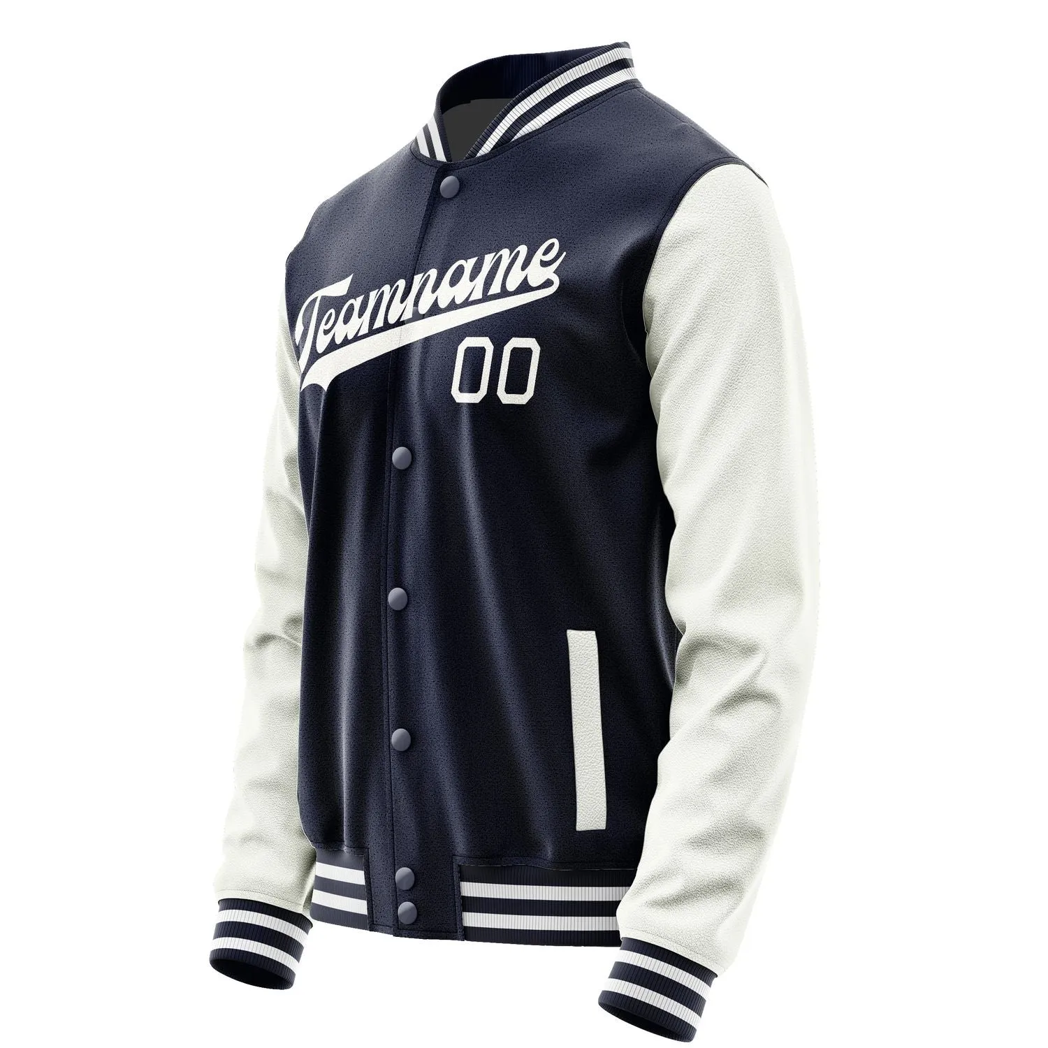 Custom Navy White Jacket