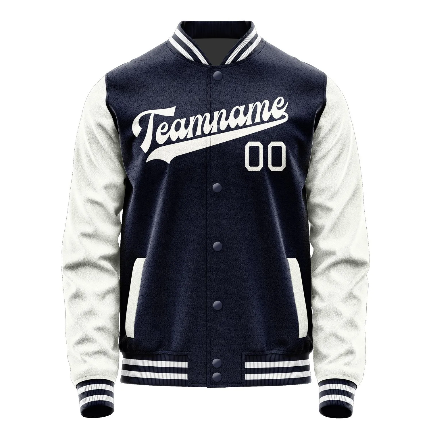 Custom Navy White Jacket