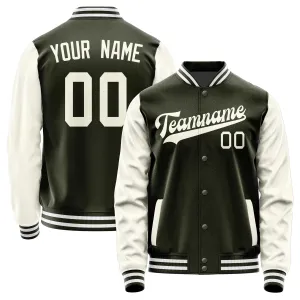 Custom Olive Cream Jacket