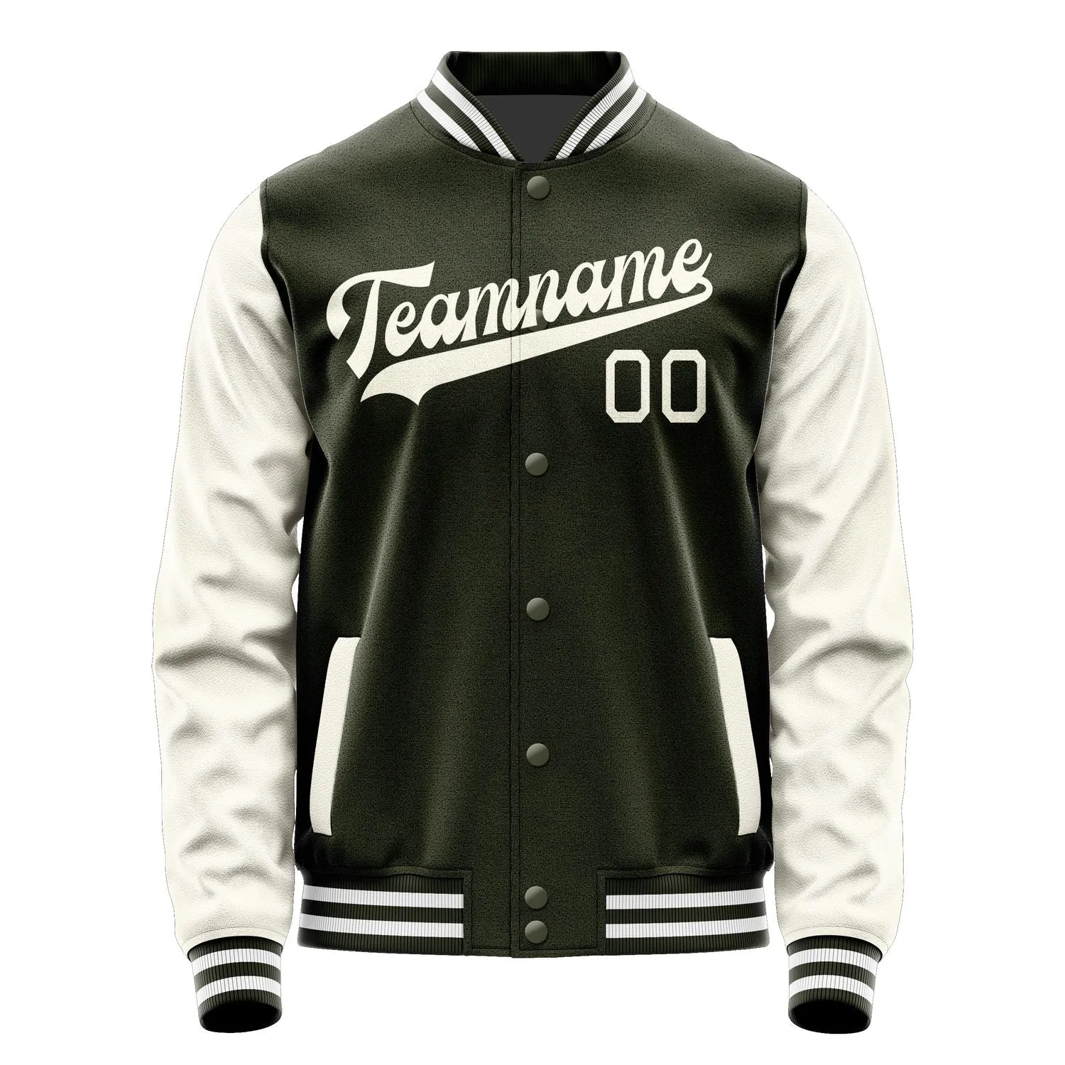 Custom Olive Cream Jacket