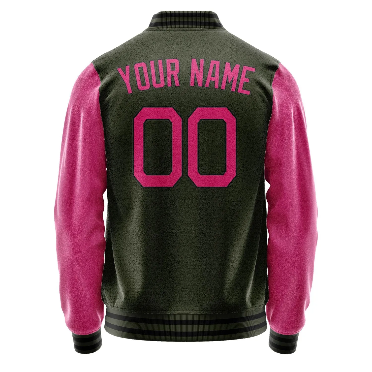 Custom Olive Orange Red Jacket
