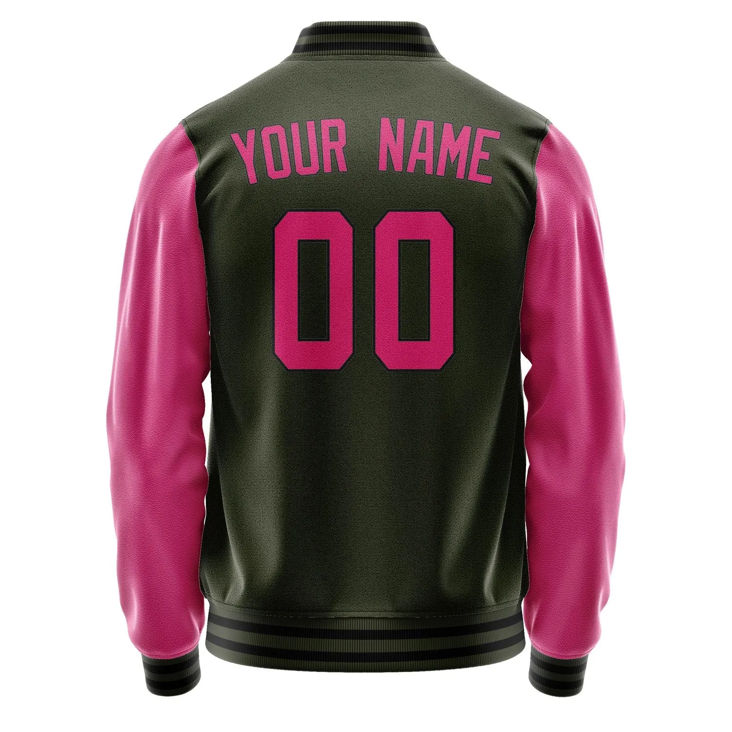 Custom Olive Pink Jacket