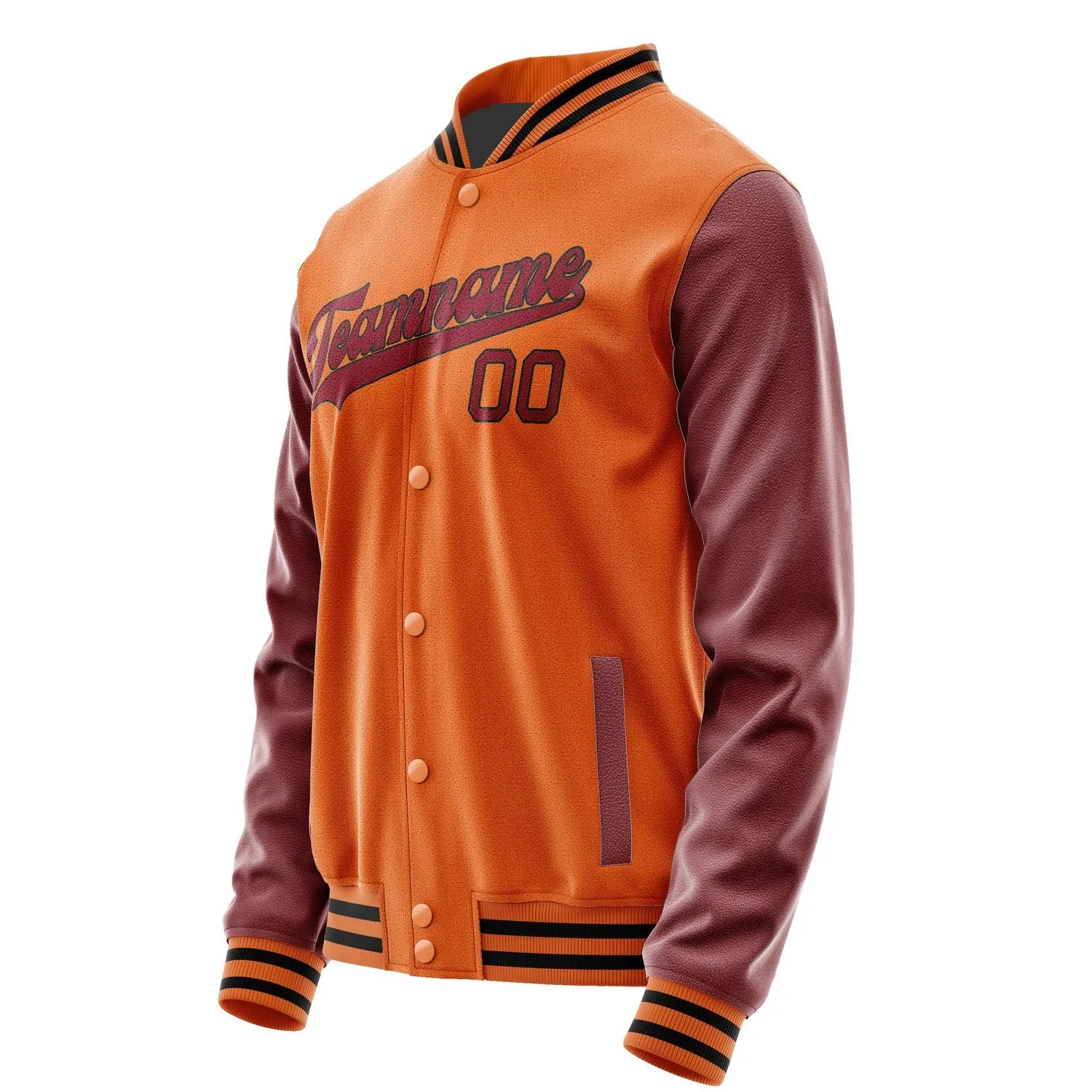 Custom Orange Crimson Red Jacket