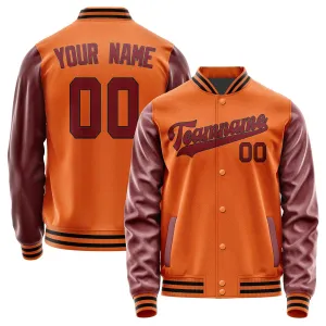 Custom Orange Crimson Red Jacket