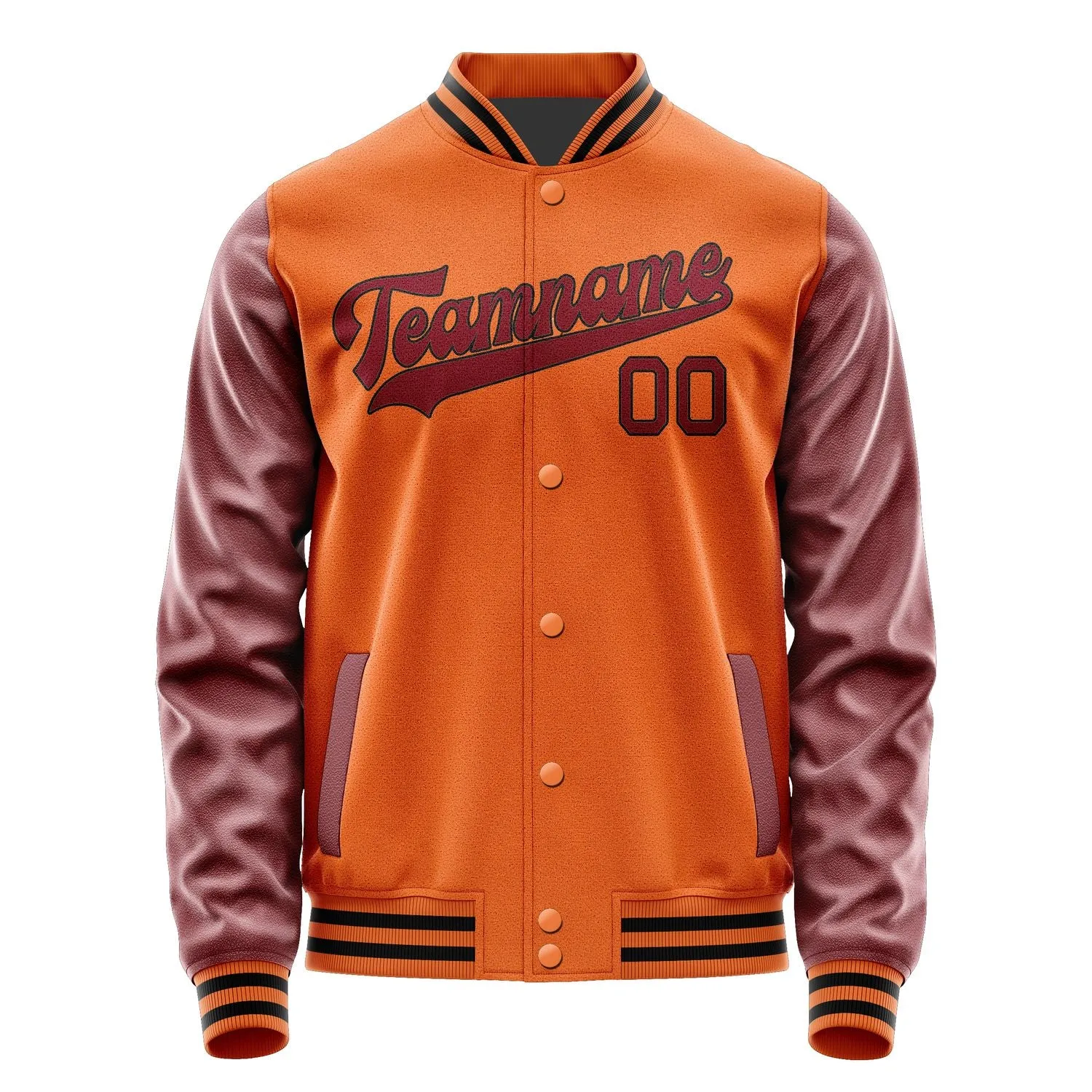 Custom Orange Crimson Red Jacket