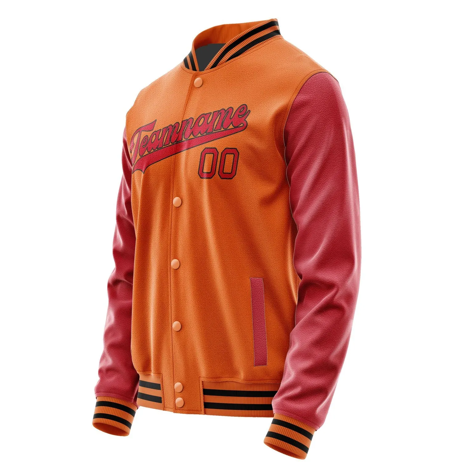Custom Orange Red Jacket