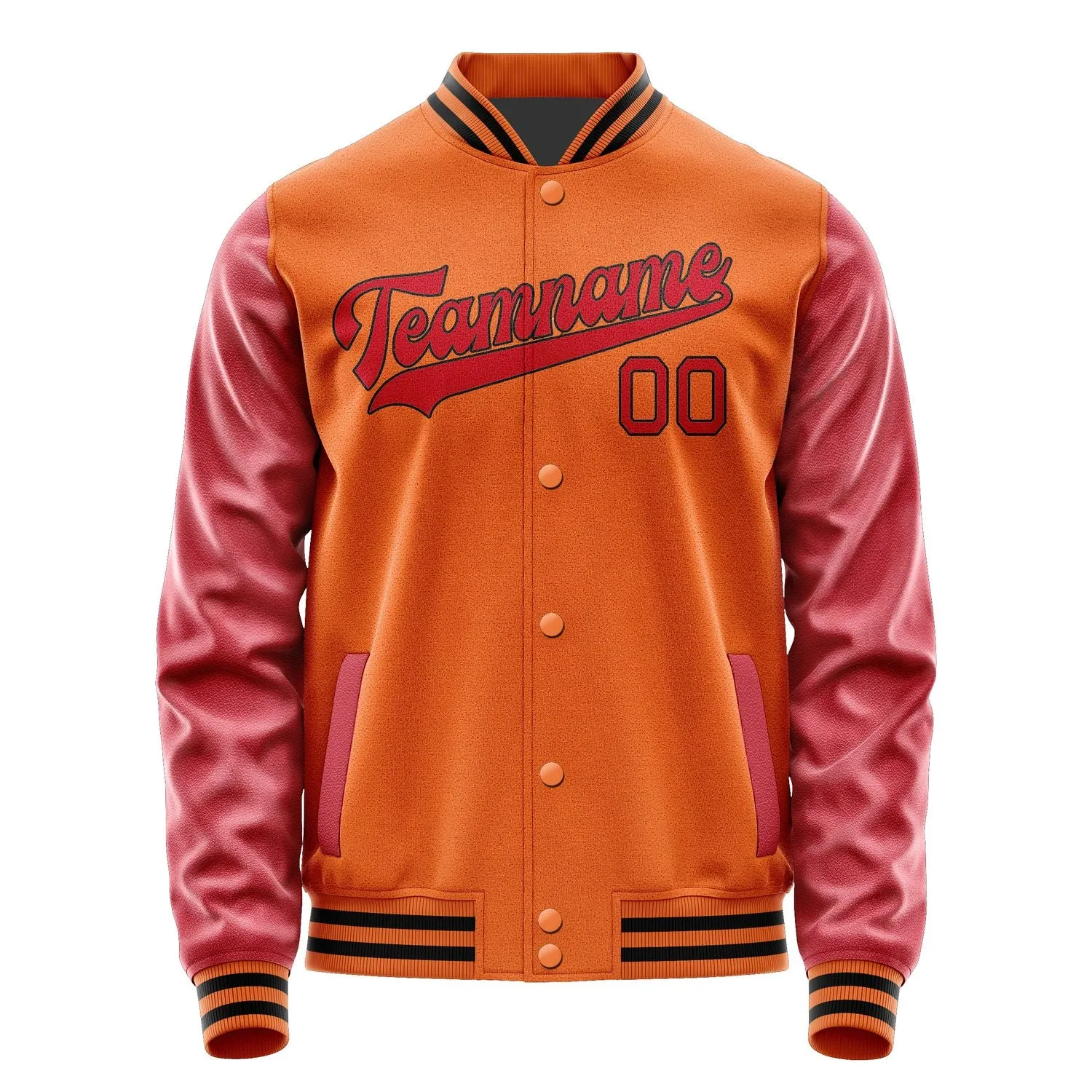 Custom Orange Red Jacket