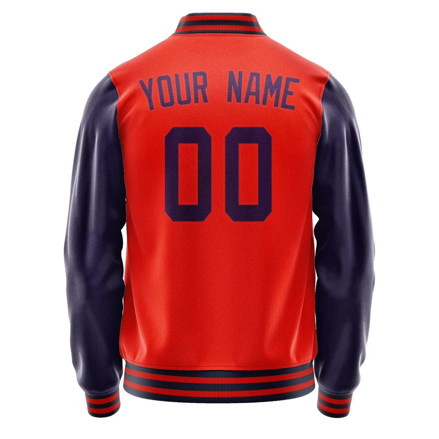 Custom Orange Red Purple Jacket