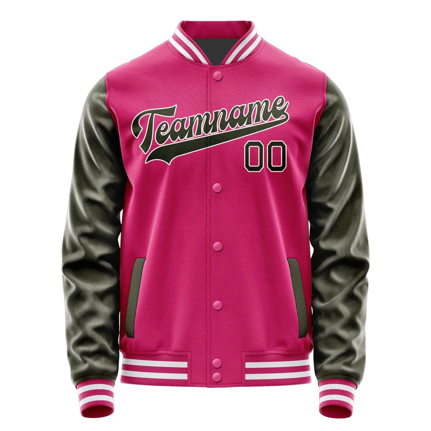 Custom Pink Olive Jacket