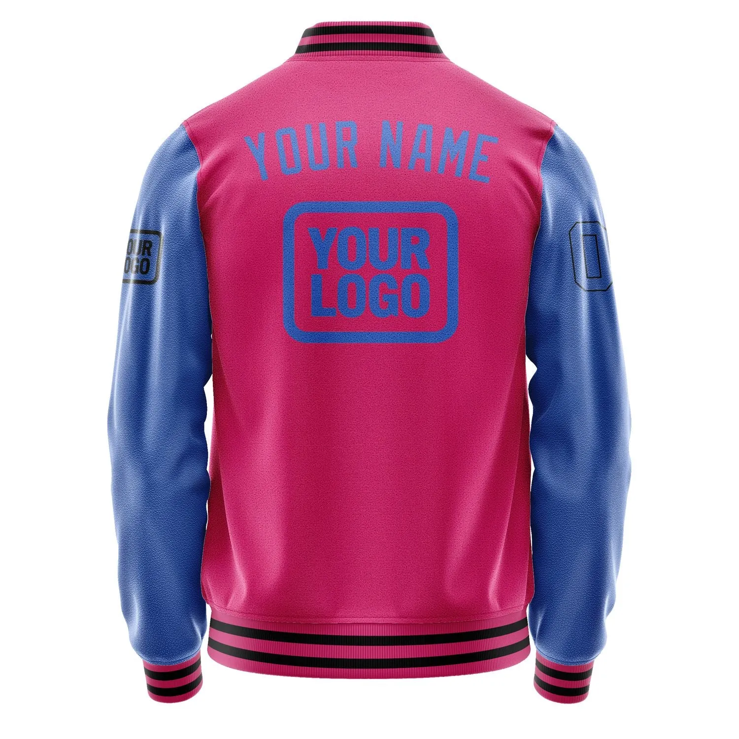 Custom Pink Sky Blue Jacket