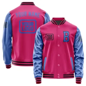 Custom Pink Sky Blue Jacket