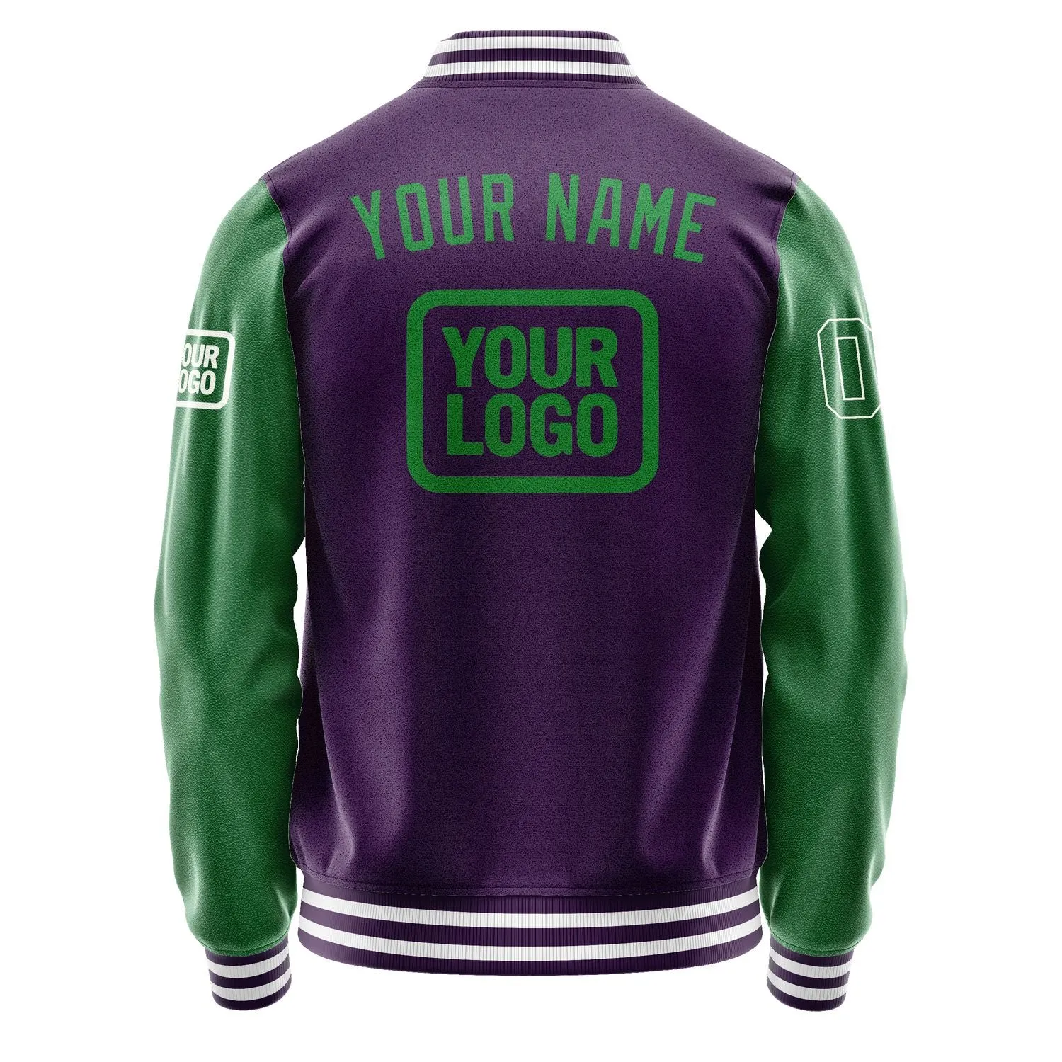 Custom Purple Emerald Green Jacket
