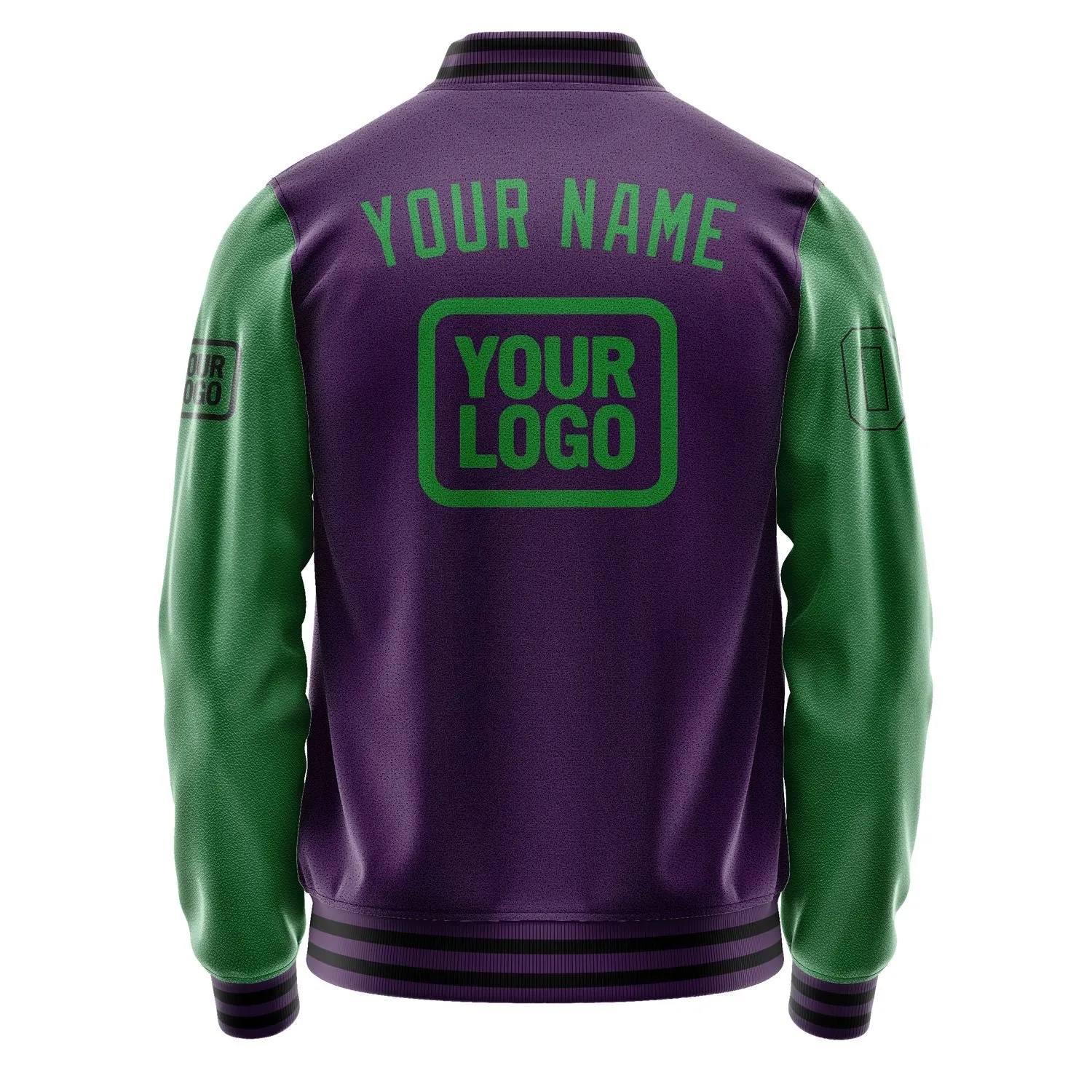 Custom Purple Emerald Green Jacket