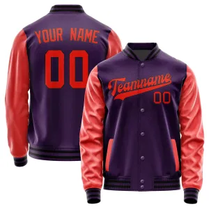 Custom Purple Orange Red Jacket