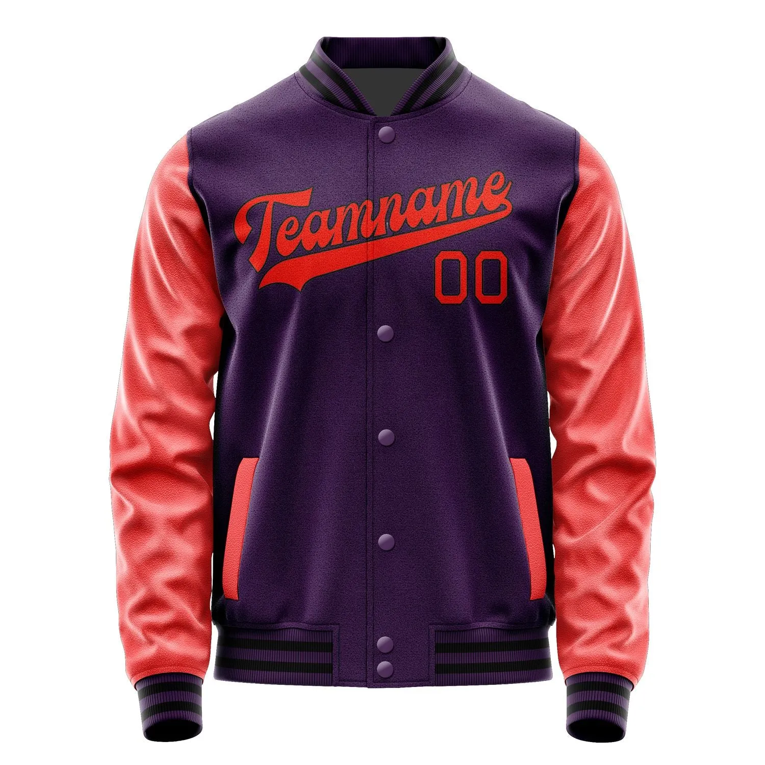 Custom Purple Orange Red Jacket