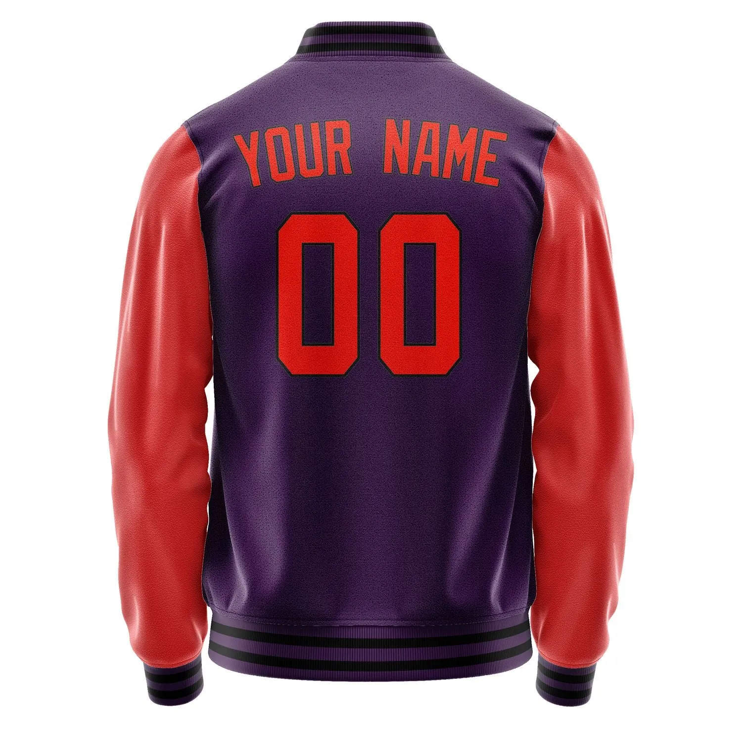 Custom Purple Orange Red Jacket