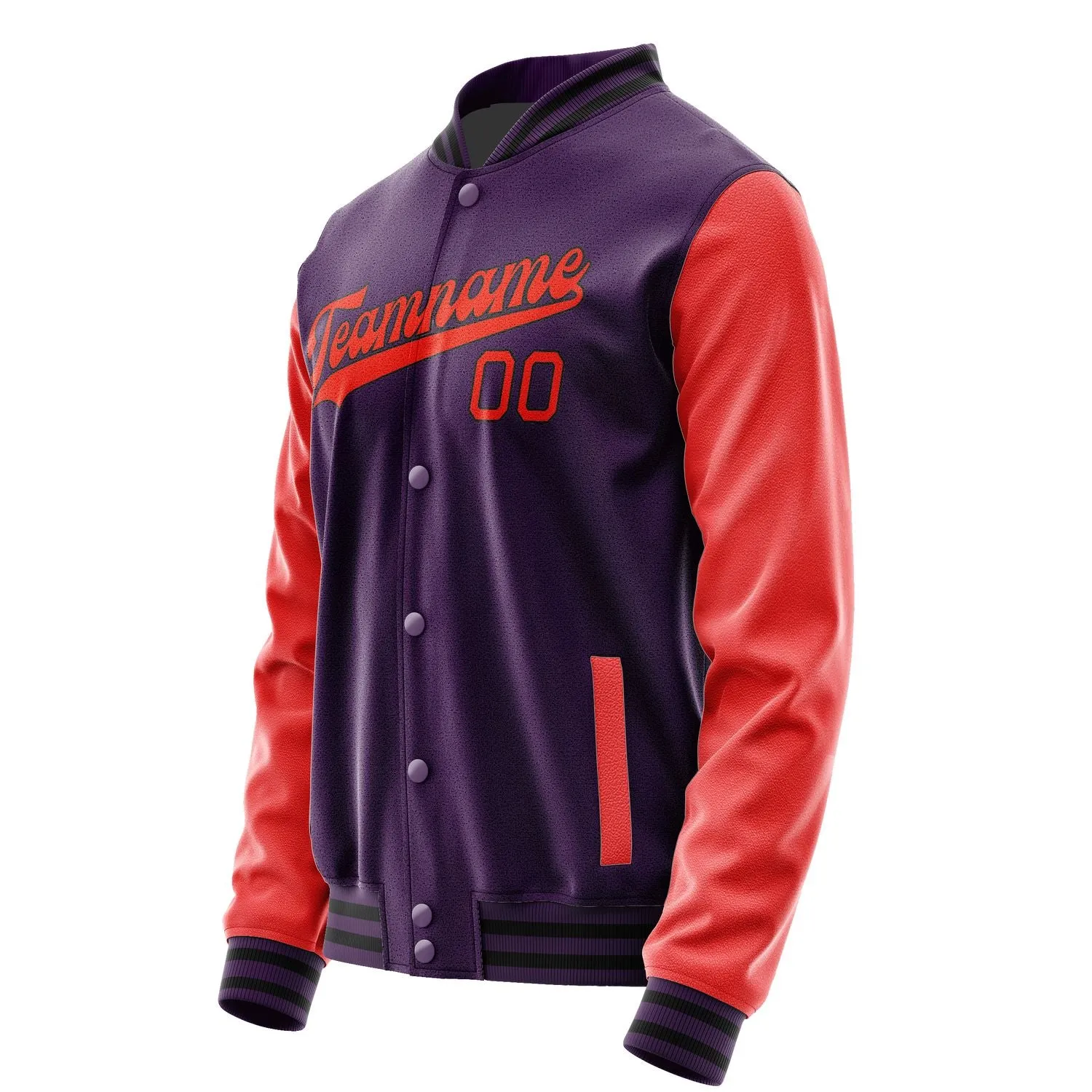 Custom Purple Orange Red Jacket