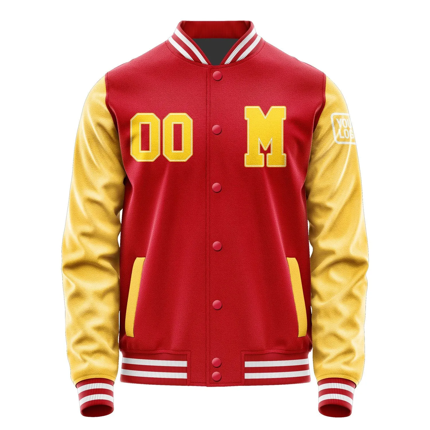 Custom Red Gold Jacket
