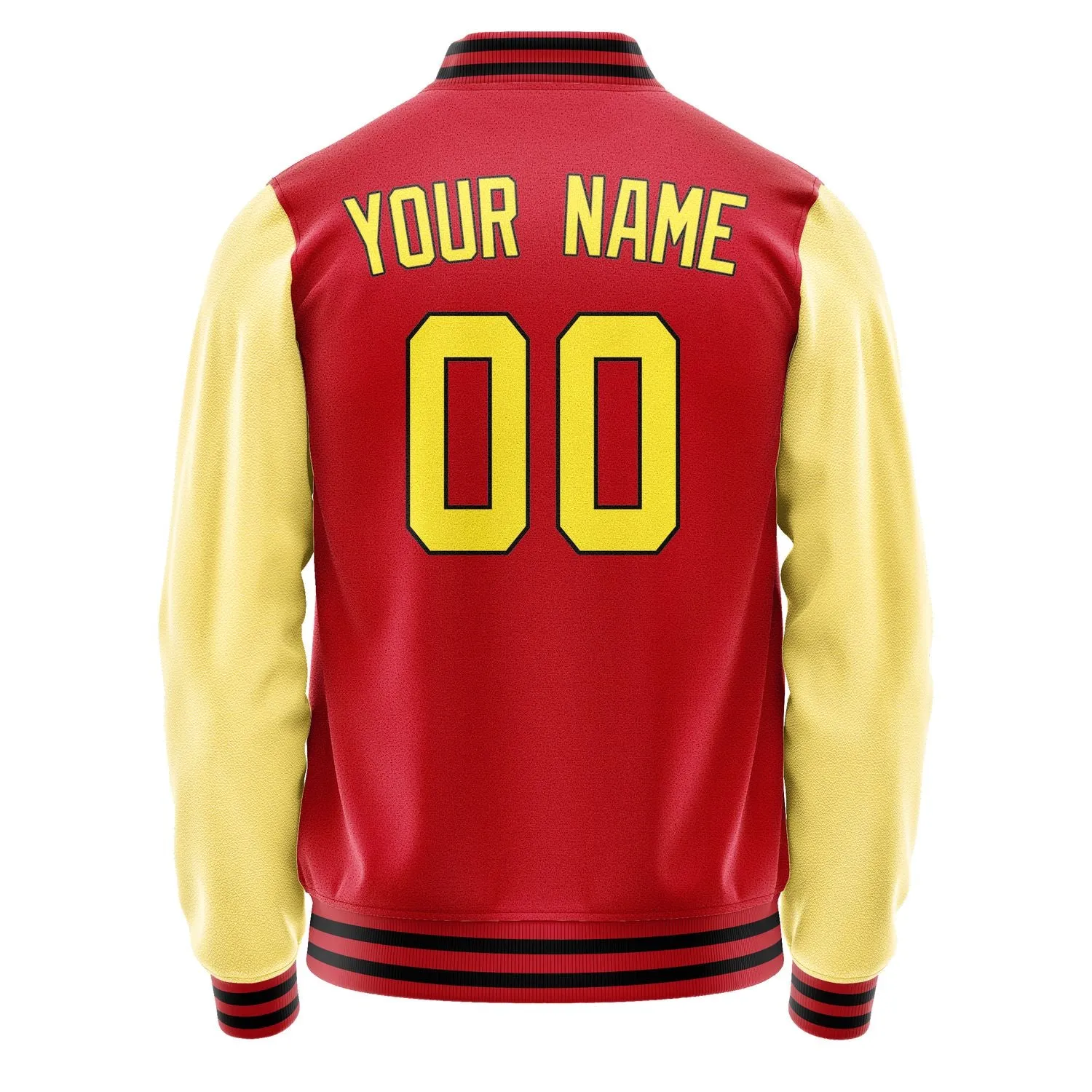 Custom Red Light Yellow Jacket