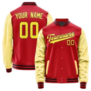 Custom Red Light Yellow Jacket