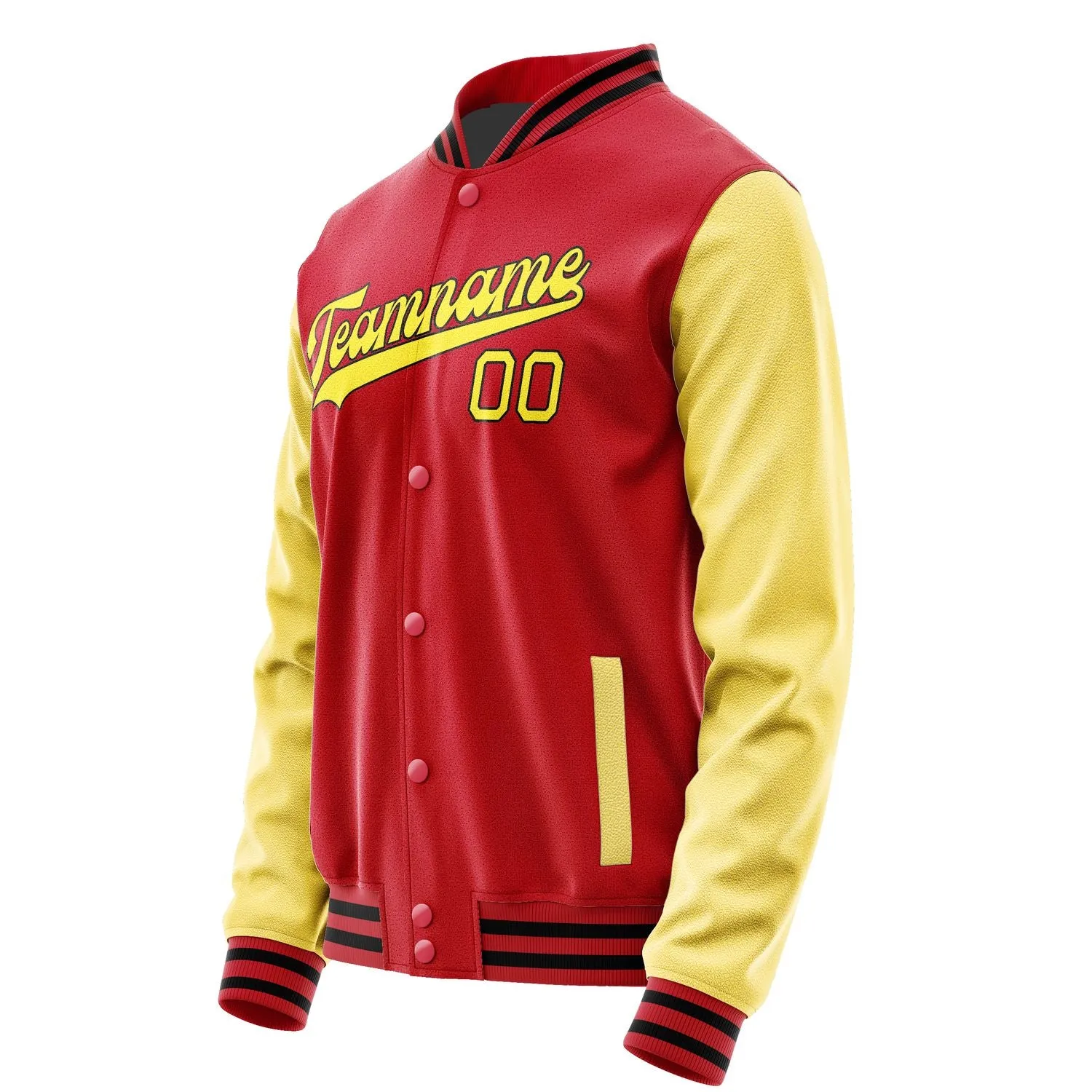 Custom Red Light Yellow Jacket