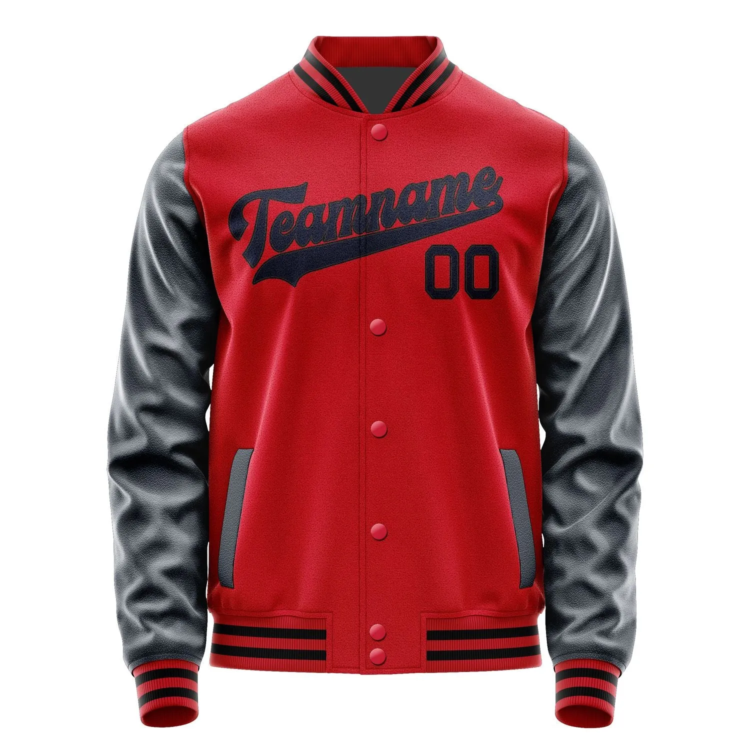 Custom Red Navy Jacket