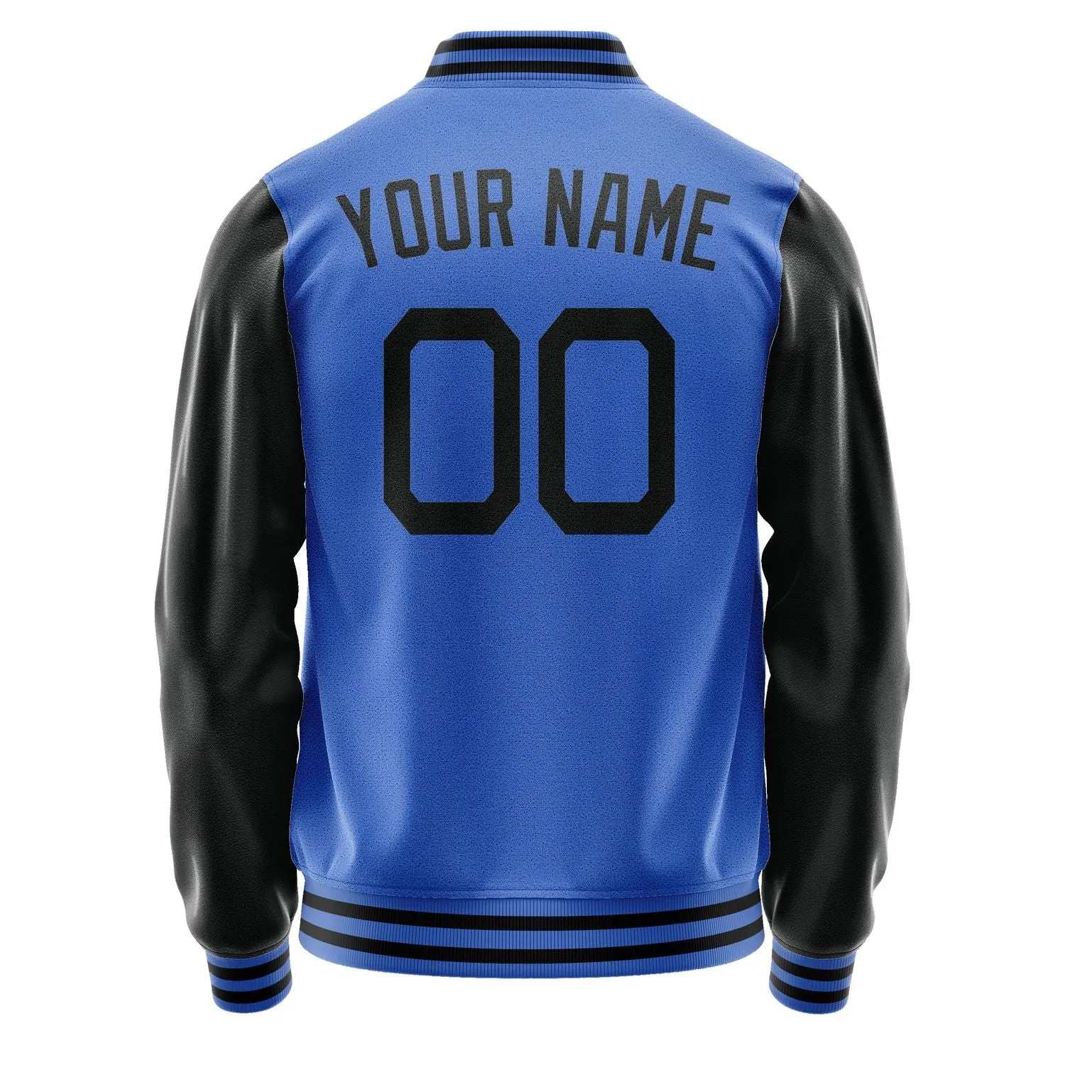 Custom Sky Blue Coral Red Jacket