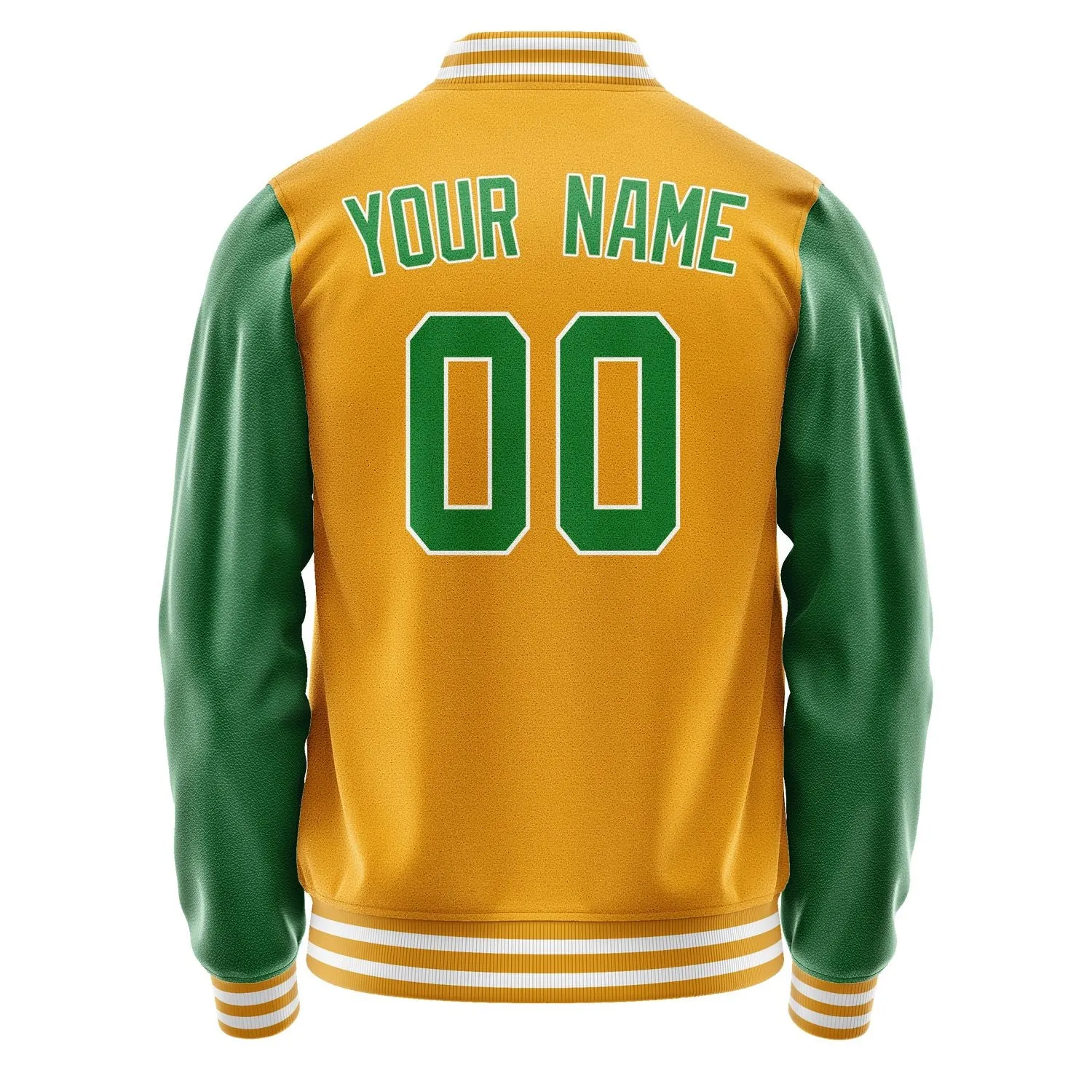 Custom Yellow Emerald Green Jacket