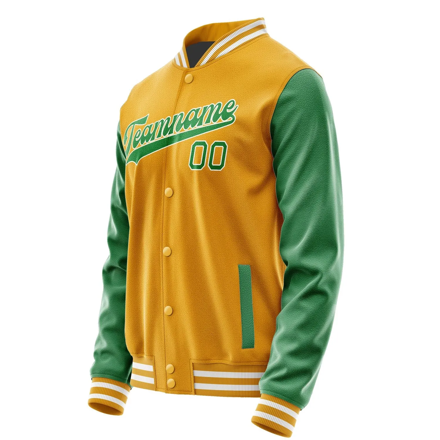 Custom Yellow Emerald Green Jacket
