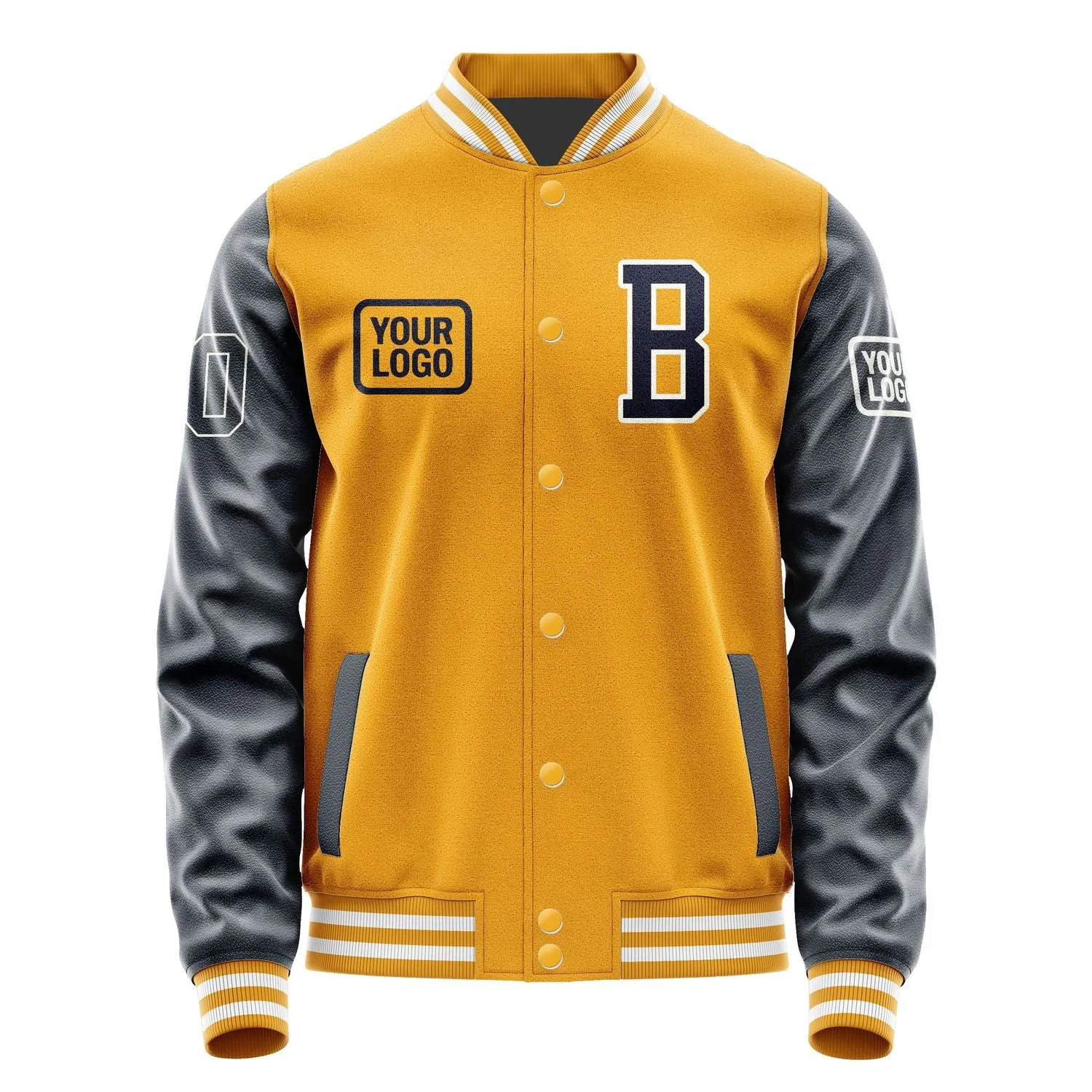 Custom Yellow Navy Jacket