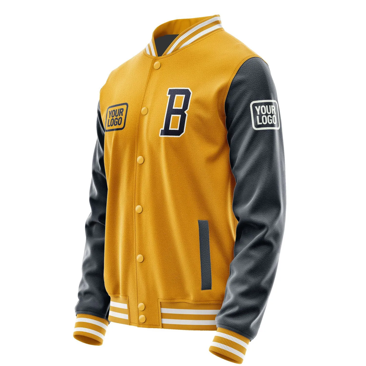 Custom Yellow Navy Jacket