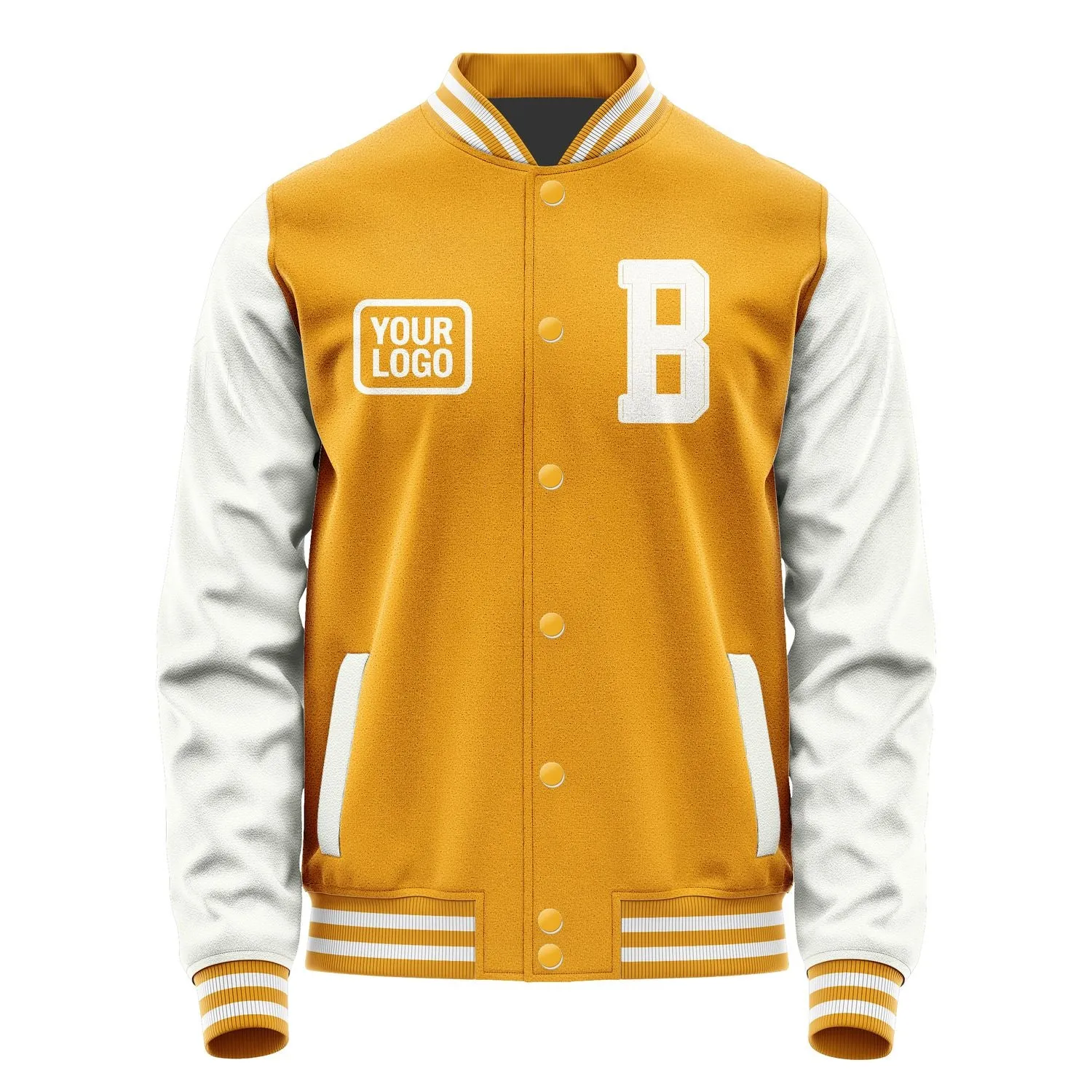 Custom Yellow White Jacket