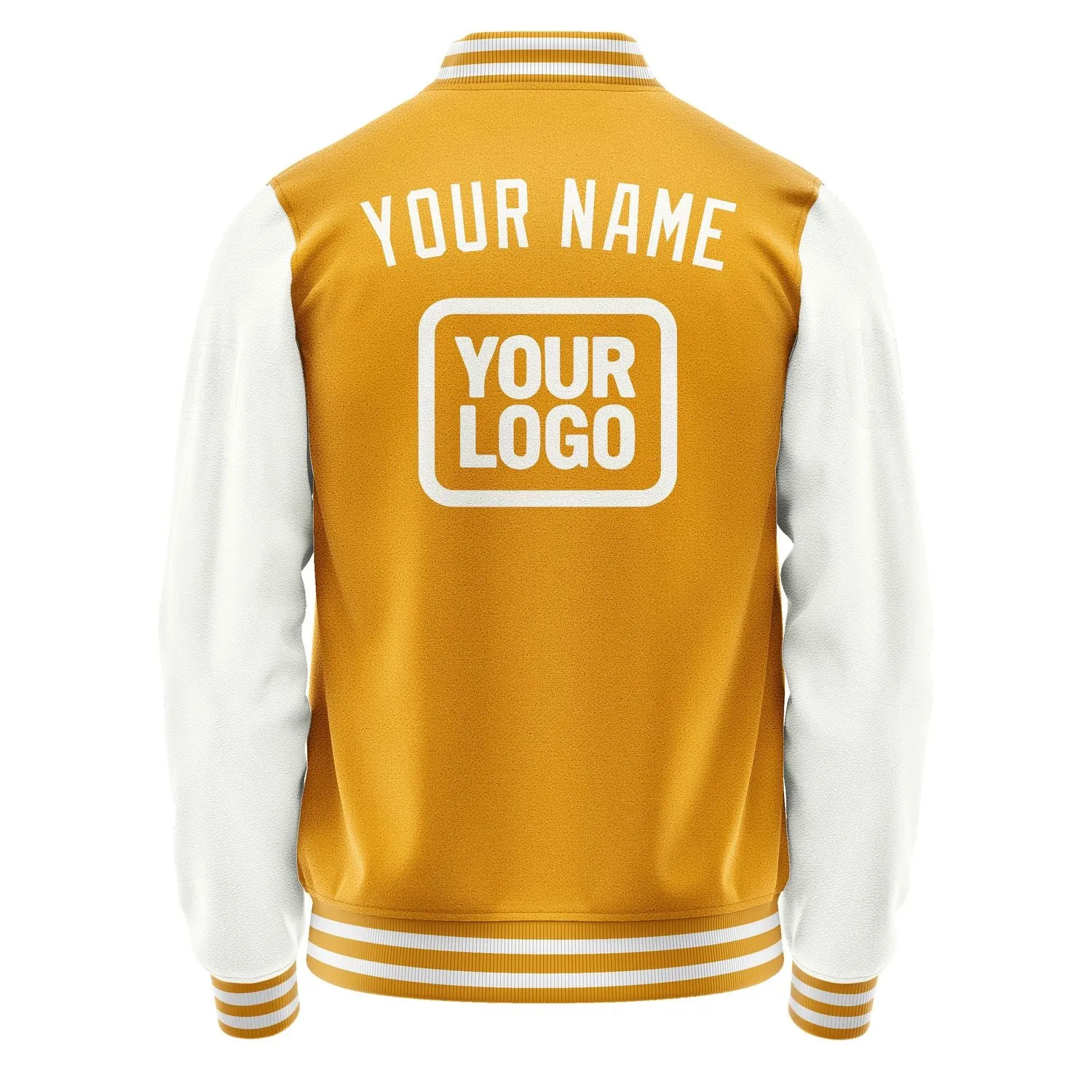 Custom Yellow White Jacket