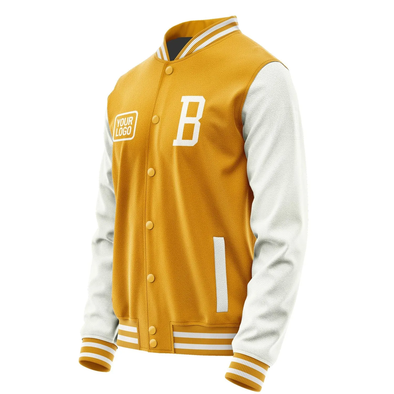 Custom Yellow White Jacket