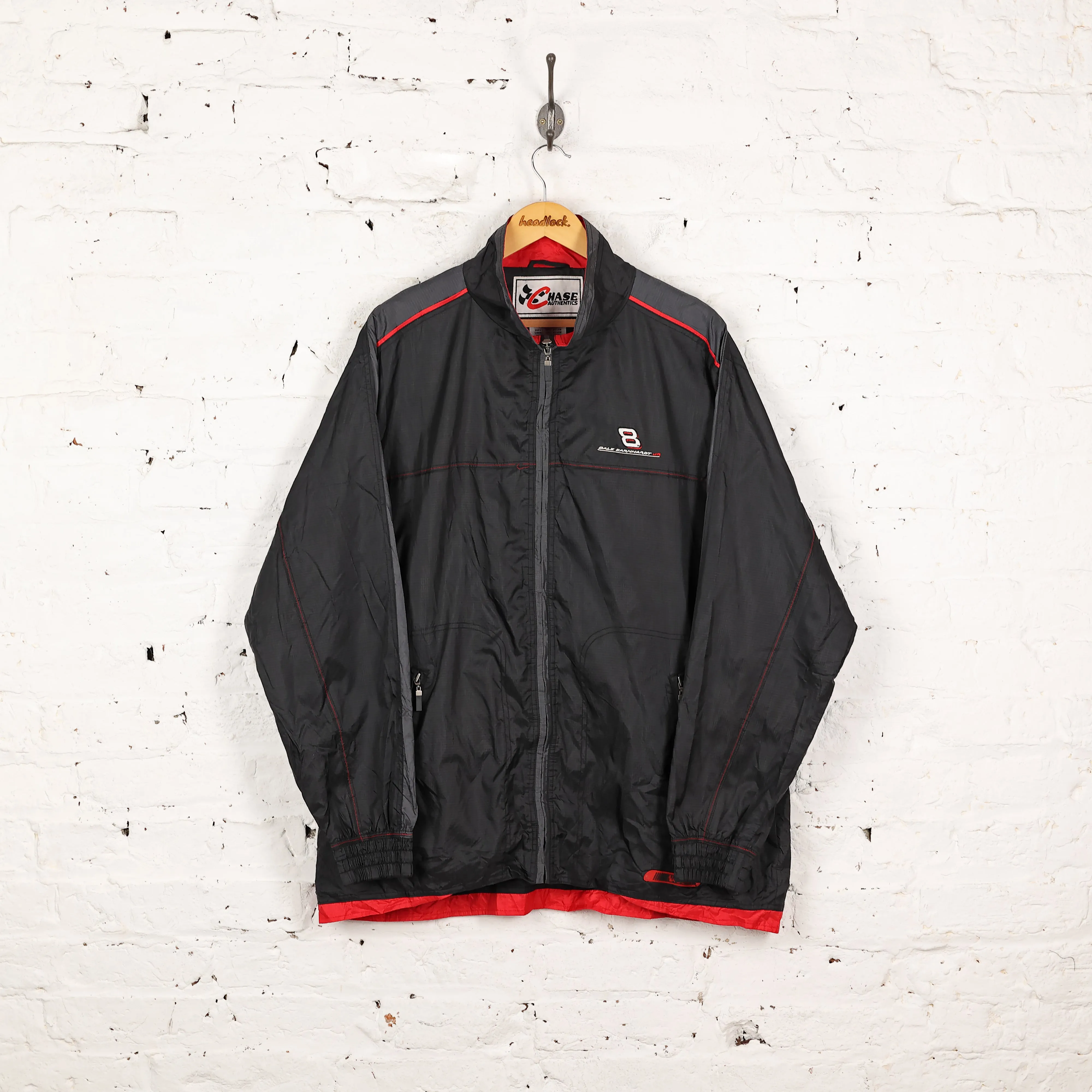 Dale Earnhardt 8 Nascar Shell Jacket - Black - L