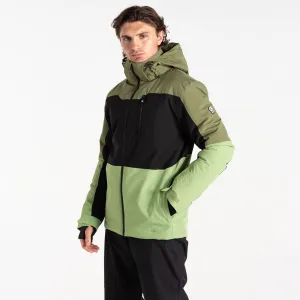 Dare2b Mens Edge II Waterproof Breathable Stretch Ski Jacket-OLIVE