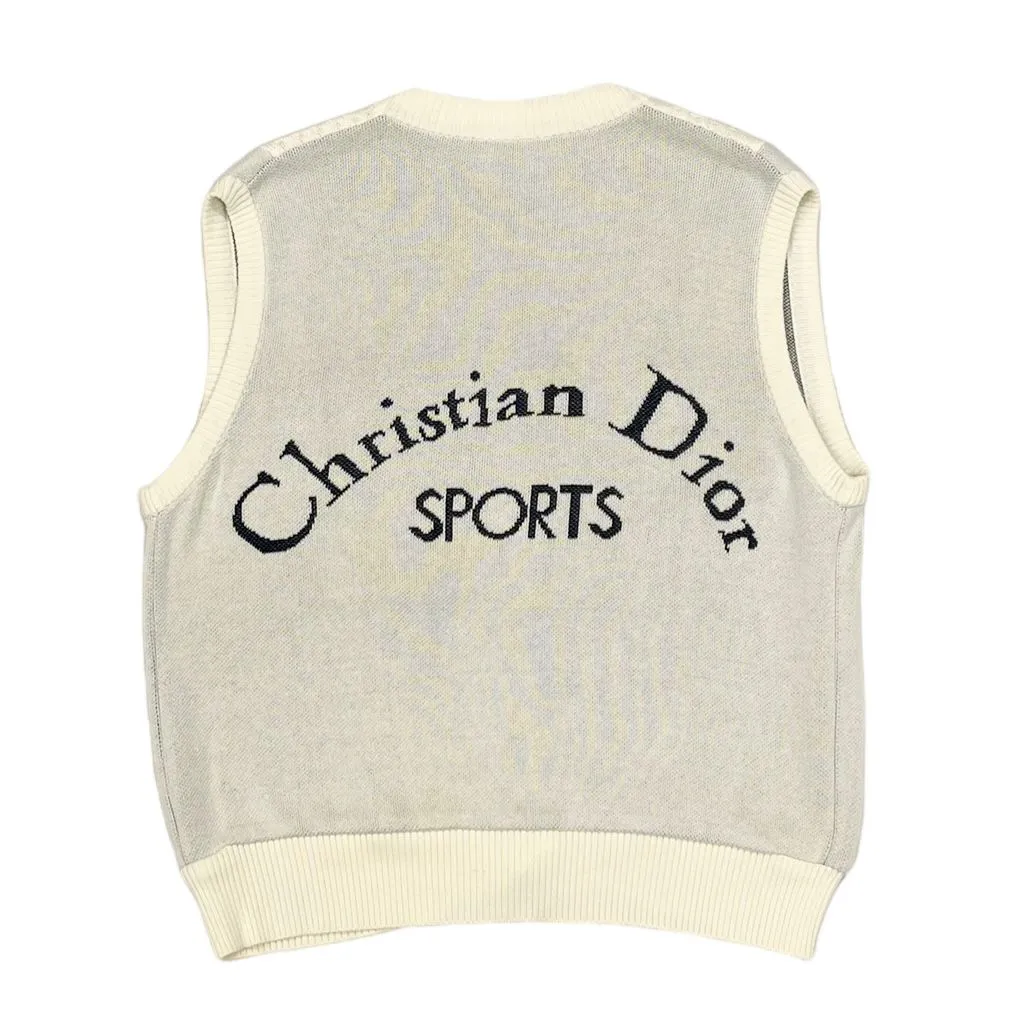 Dior Sports Logo Button Vest