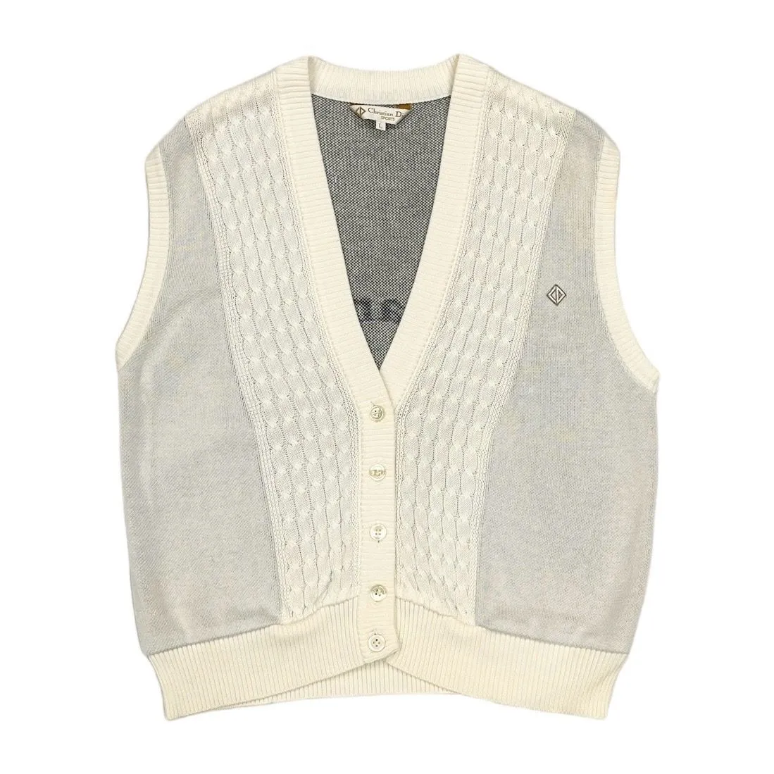 Dior Sports Logo Button Vest