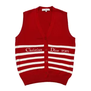 Dior Sports Red Button Vest