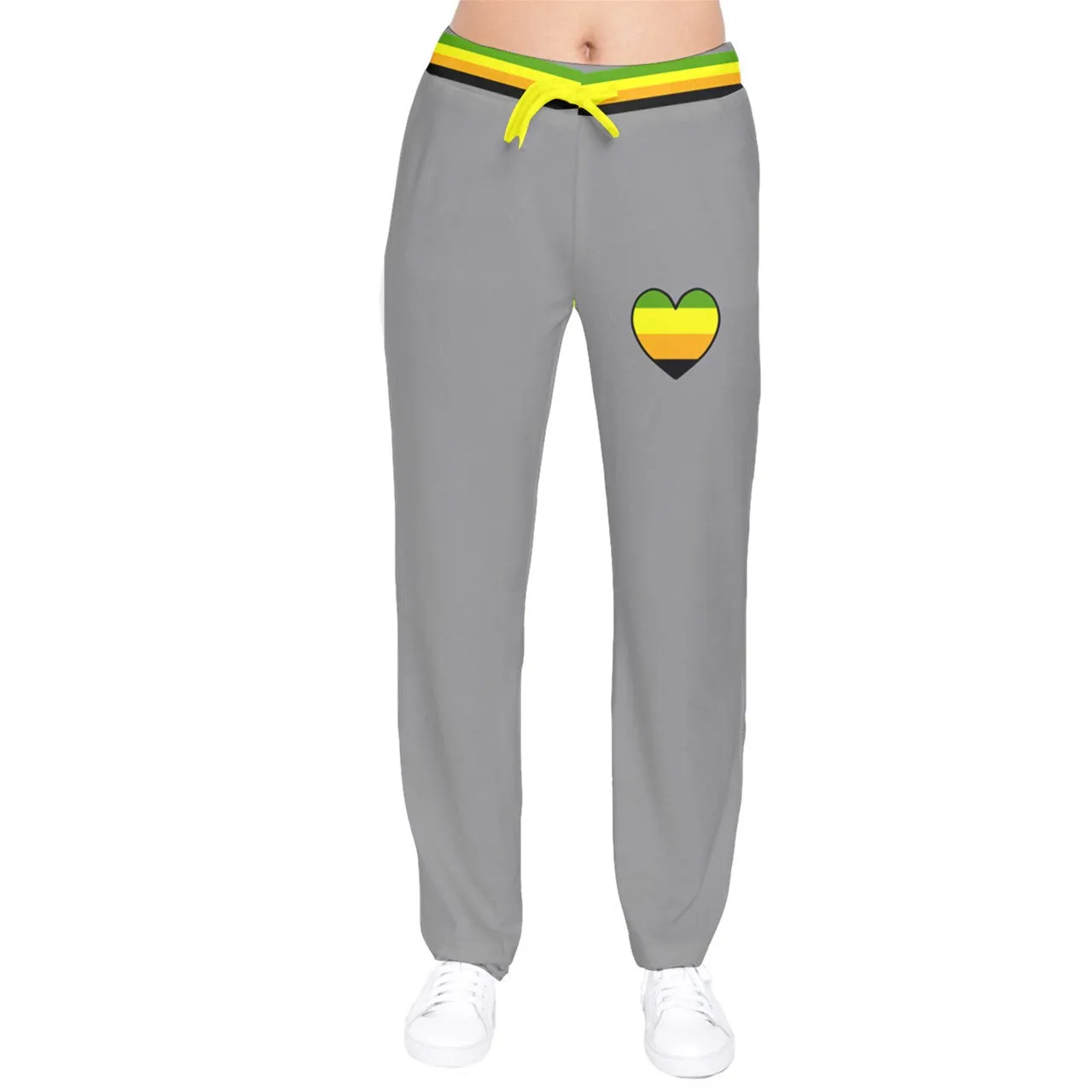 DL Aro Flag Heart Velvet Sweat Pants