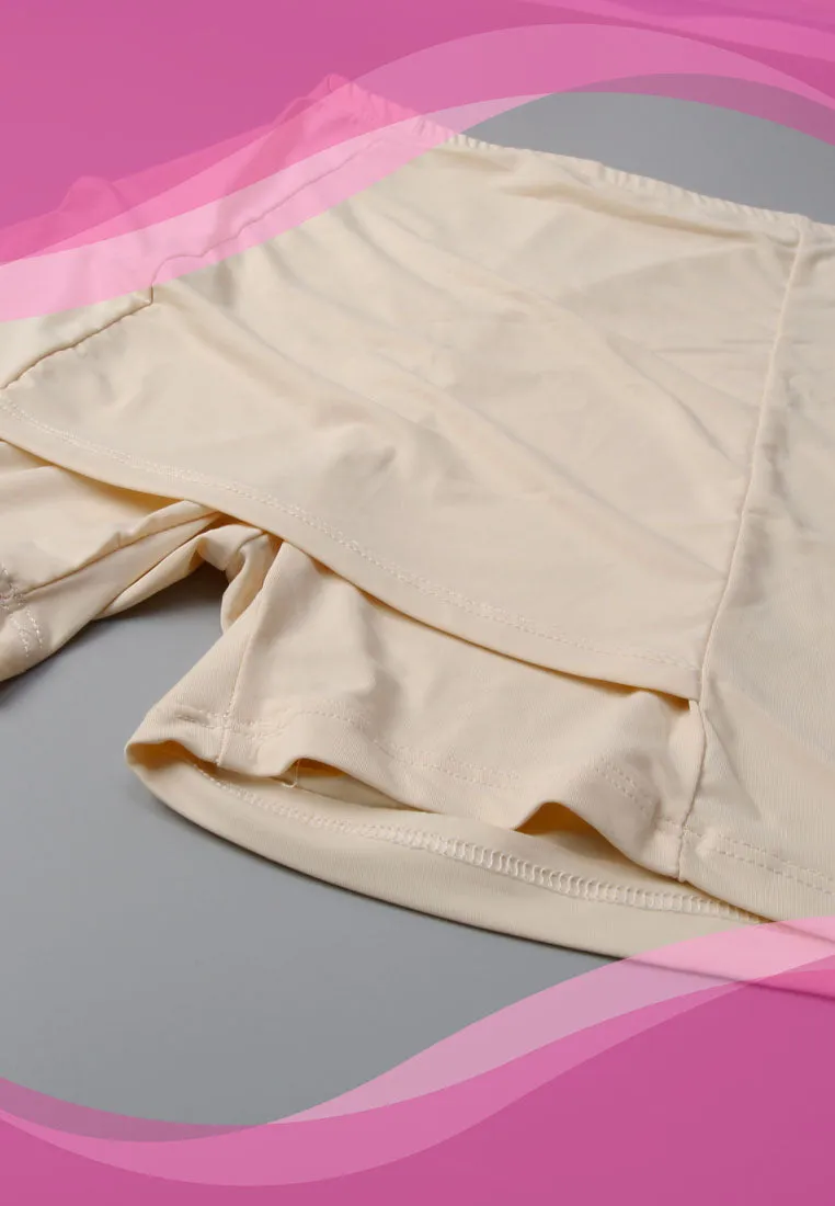 Double-Layer Safety Pants Blocking Triangle Zone Women Underwear With Crotch Anti-Glare Thin