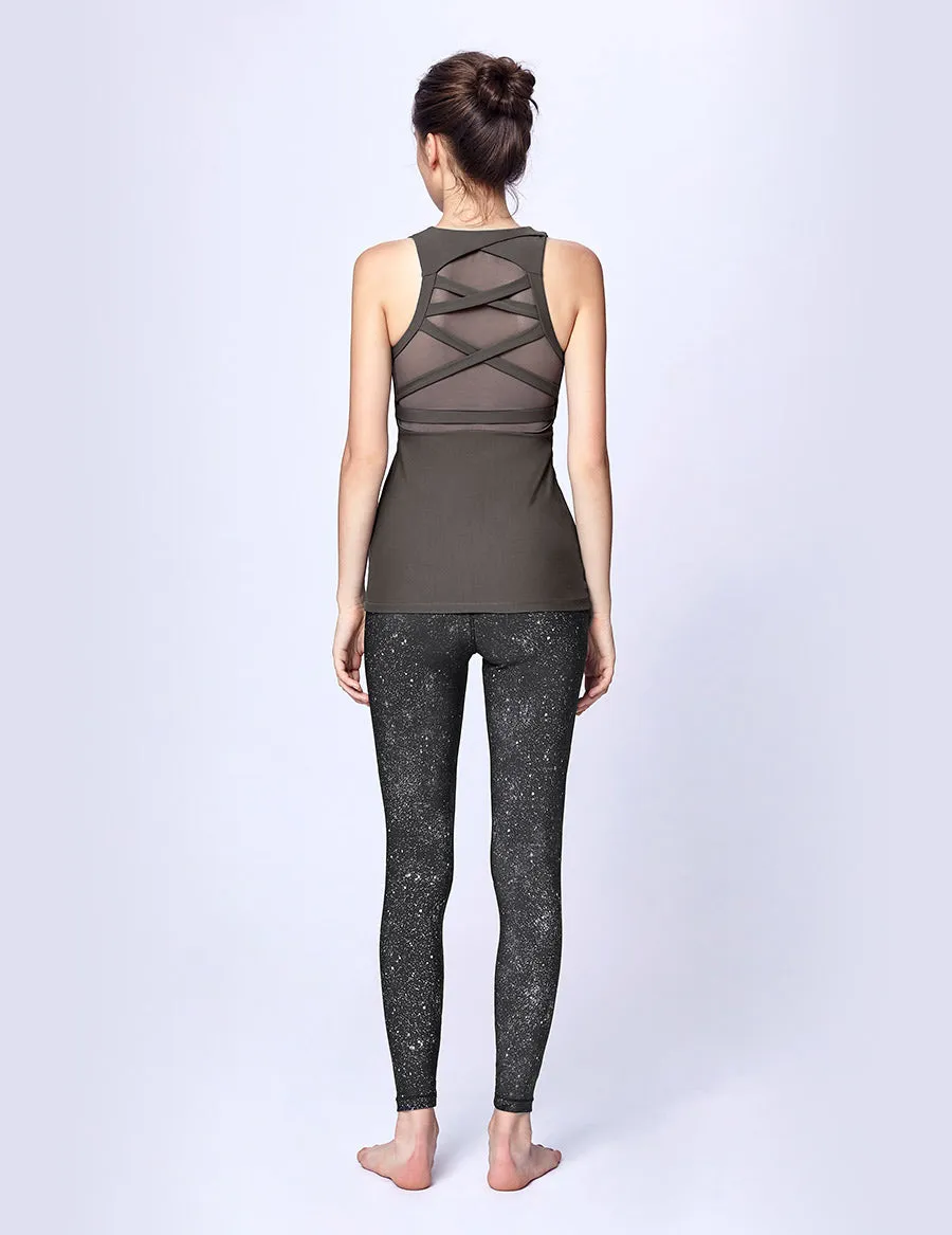 easyoga LA-VEDA Ethereal Look Me Up  Tank - A7 I-Gray
