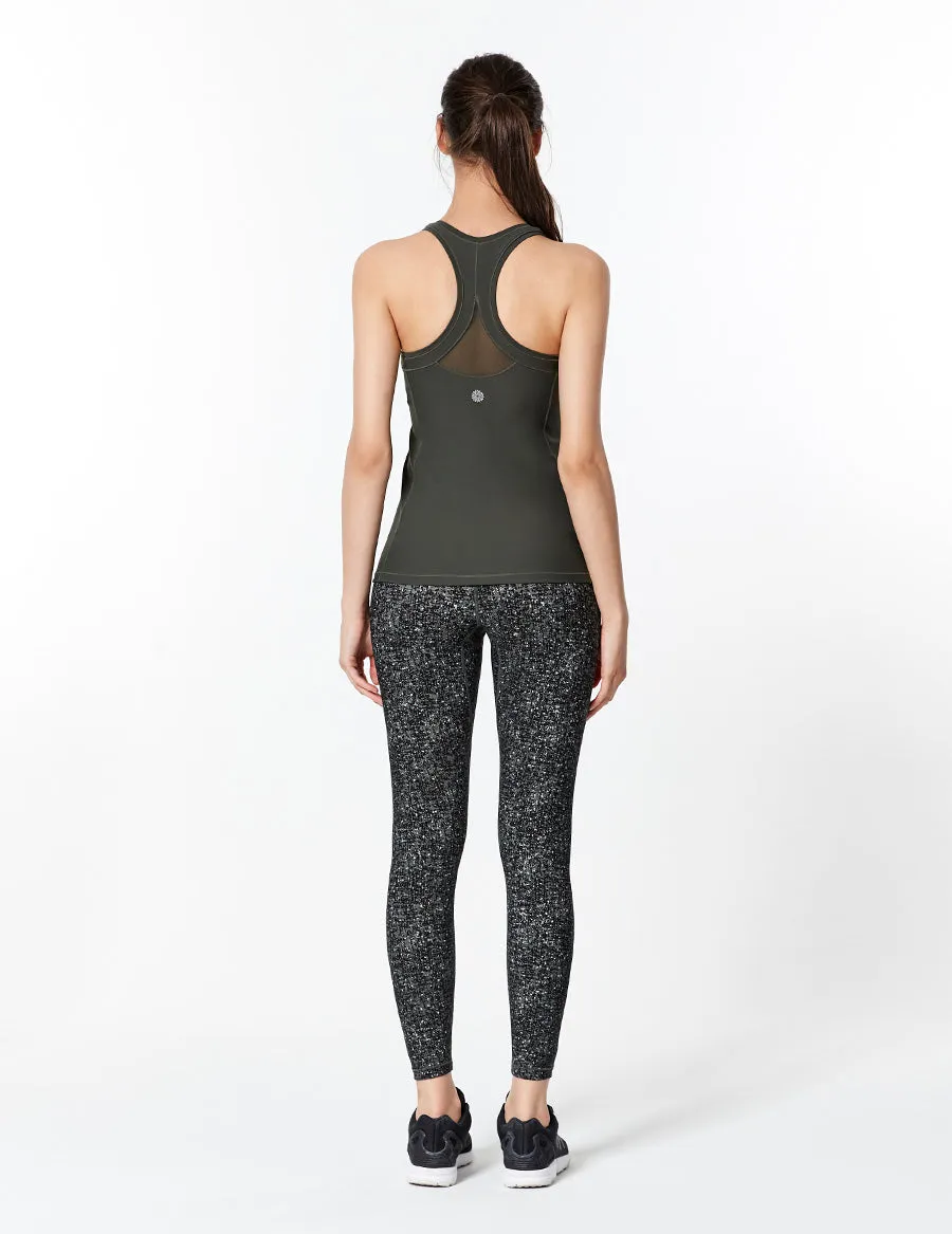 easyoga LESPIRO Classy Trend Tank - X09 Night Green/Dead Leaf Green