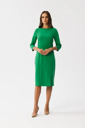 Elegant Draped Midi Dress
